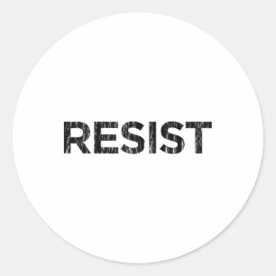 Sticker Rond Trump résiste à la contestation anti-politique de 