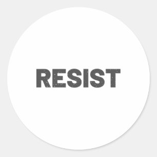 Sticker Rond Trump Résister Politique Protestation Impeachment