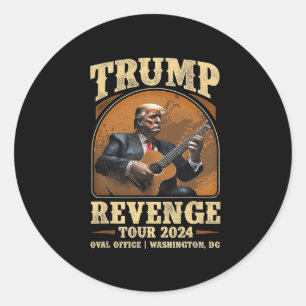 Sticker Rond Trump Revenge Tour 2024