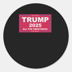 Sticker Rond Trump Vance 2025 Toute la grandeur () 1