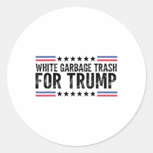 Sticker Rond Trump Voter Trump Pour Presi