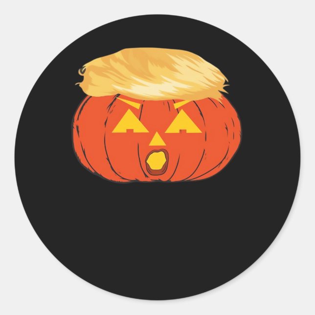 Sticker Rond Trumpkin Jack O'Lantern (Devant)