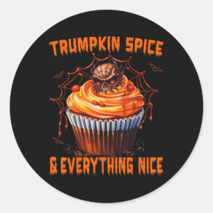 Sticker Rond Trumpkin Spice Et Tout Ce Qui Est Agréable, Hallow
