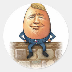 Sticker Rond Trumpty Dumpty