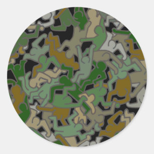 Sticker Rond Trumpublicains Chaos Détruisent La Démocratie