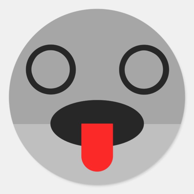 Sticker Rond Tsung-Jo Clupkitz Face (Devant)