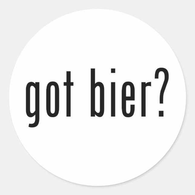 Sticker Rond tu as du bière ? (Devant)