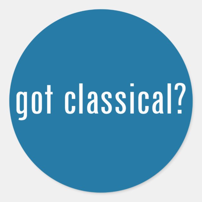 Sticker Rond tu as du classique ? (Devant)