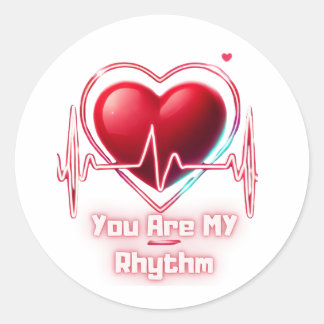 Sticker Rond Tu es mon rythme