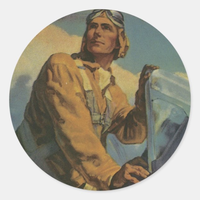 Sticker Rond Tu Lui Donne Des Ailes ! (Devant)