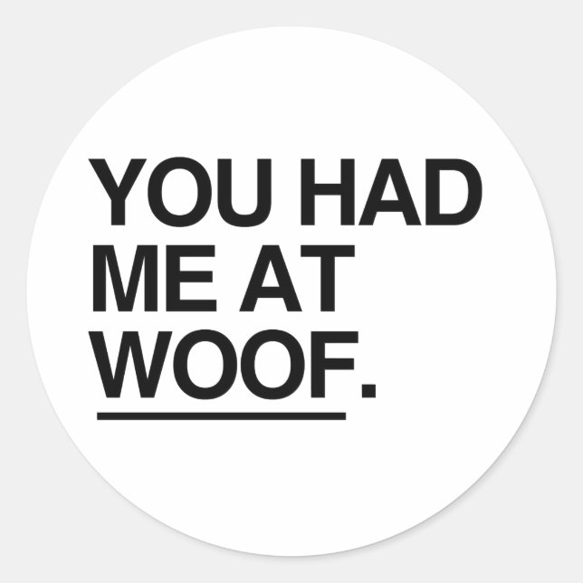 STICKER ROND TU M'AS EU À ABOYE (Devant)