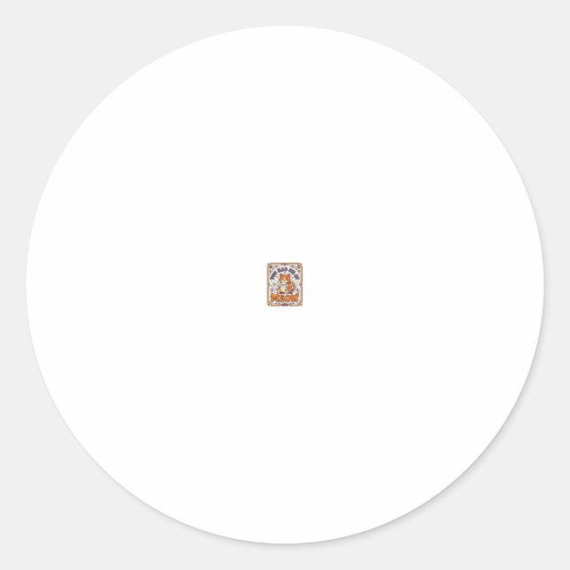 Sticker Rond Tu M'as Eu À Miaou Chat Saint-Valentin Amour Vinta (Devant)