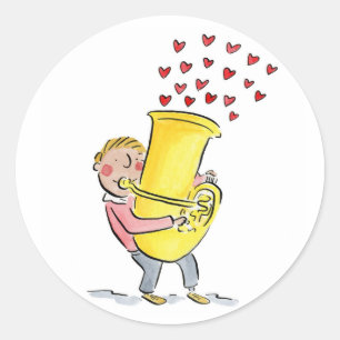 Sticker Rond Tuba