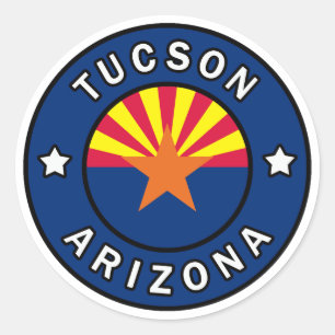 Sticker Rond Tucson Arizona