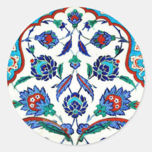 Sticker Rond tuile d'iznik