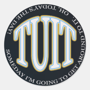 Sticker Rond tuit rond