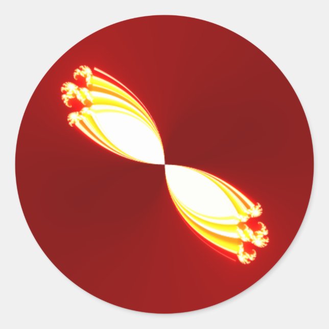 Sticker Rond tulipes à lumière magique (Devant)
