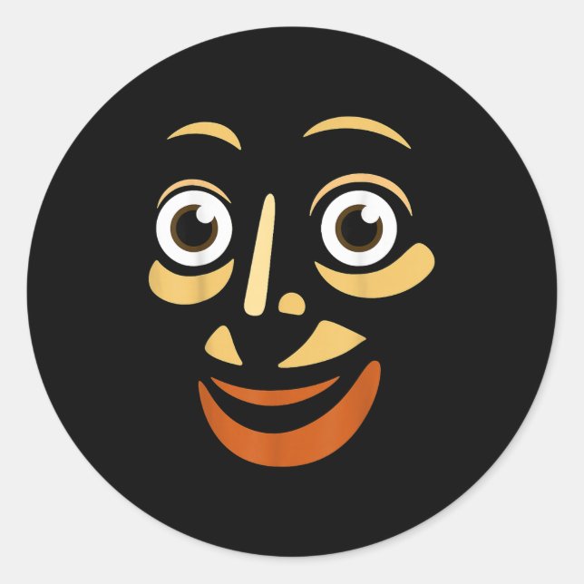 Sticker Rond Tung Tung Tung Sahur Costume  (Devant)