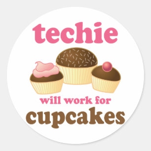 Sticker Rond Turc Cupcake