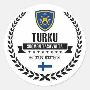 Sticker Rond Turku
