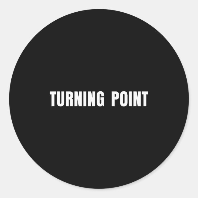 Sticker Rond Turning Int  (Devant)