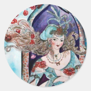 STICKER ROND TURQUE FAIRY TAIL