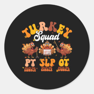 Sticker Rond Turquie Squad Ot Pt Slp ergothérapie Merci