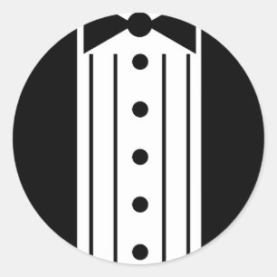 Sticker Rond Tuxedo