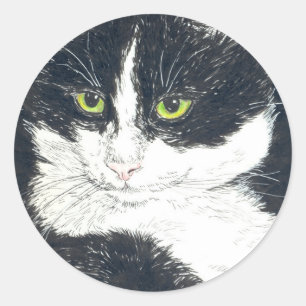 Sticker Rond Tuxedo