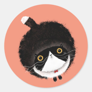 Sticker Rond Tuxedo