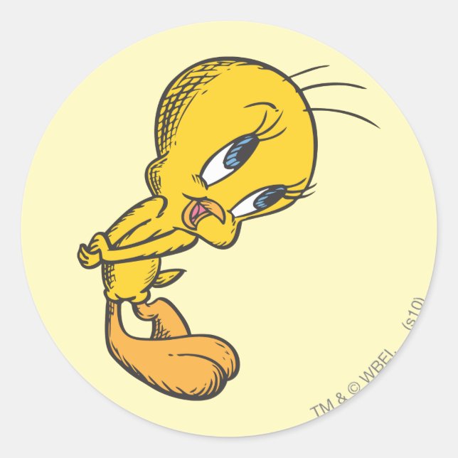 Sticker Rond TWEETY™ Bashful (Devant)