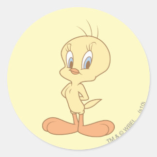 Sticker Rond TWEETY™ debout droit