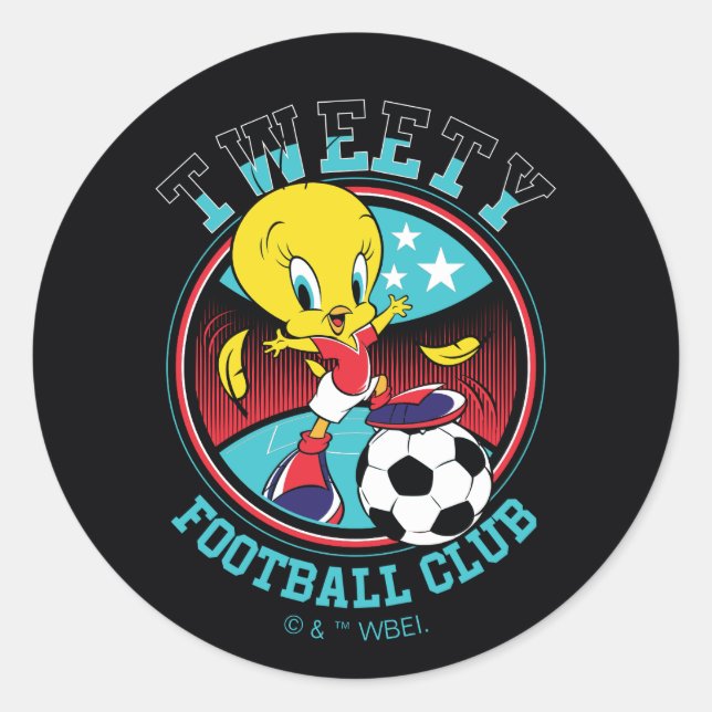 Sticker Rond TWEETY™ Football Club Badge (Devant)
