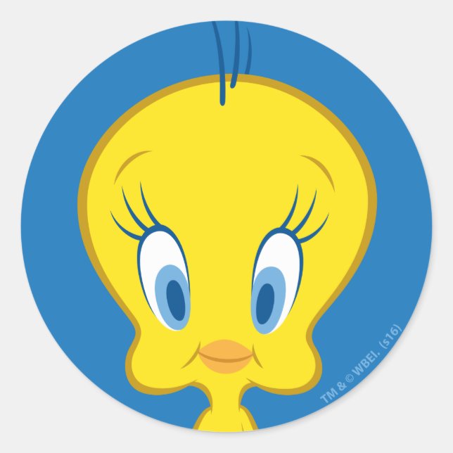 Sticker Rond TWEETY | Innocent Little Bird (Devant)
