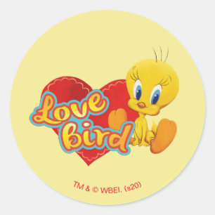 Sticker Rond TWEETY™ - Inséparable