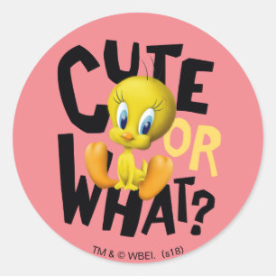 Sticker Rond TWEETY™ - Mignonne Ou Quoi ?