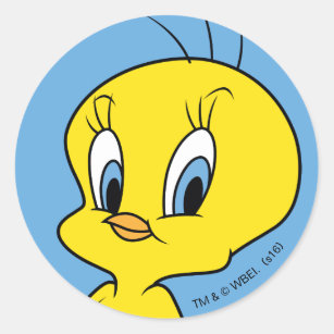 Sticker Rond TWEETY™   Oiseau intelligent