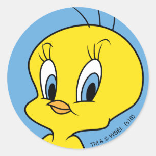 Sticker Rond TWEETY™   Oiseau intelligent