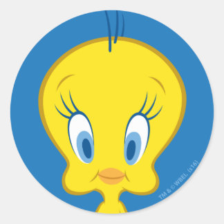 Sticker Rond TWEETY™ | Petit oiseau innocent