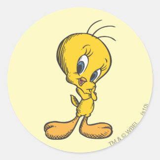 Sticker Rond TWEETY™ Timide