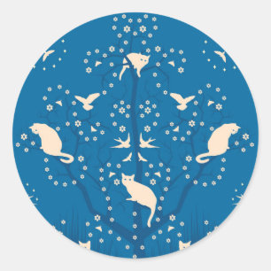 Sticker rond Twilight Tomcats