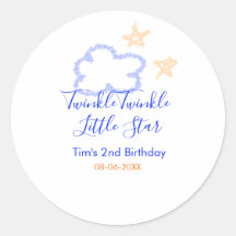 Twinkle scintillement petite étoile anniversaire v