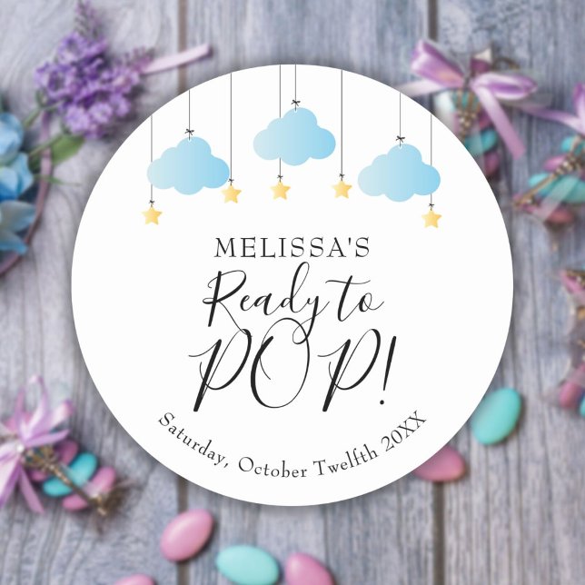 Sticker Rond Twinkle scintiller petite étoile Prêt à POP bébé g (Créateur téléchargé)