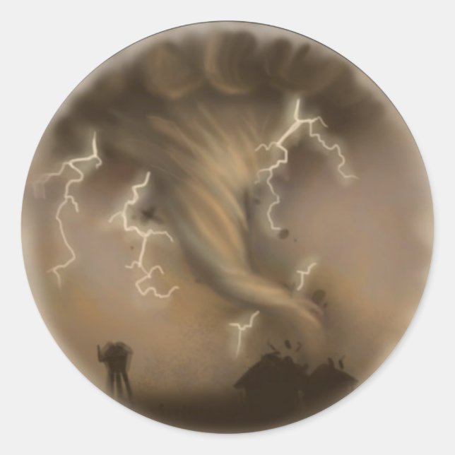 Sticker Rond Twister (Devant)