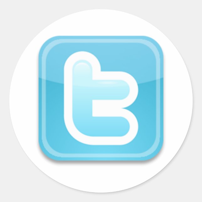 Sticker Rond Twitter ! (Devant)