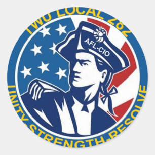 Sticker Rond TWU Local 282