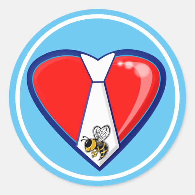 STICKER ROND TYBEE LOVE (Devant)