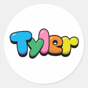 Sticker Rond Tyler
