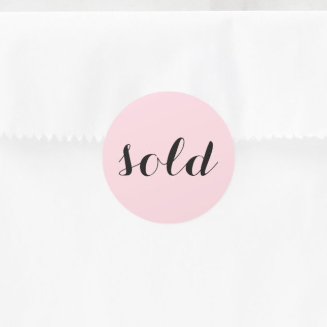 Sticker Rond Typographie de script féminine tendance personnali ("Everyday is abundantly beautiful." 
Sincerely Best Wishes from Lucky Design World)