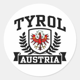 Sticker Rond Tyrol Autriche